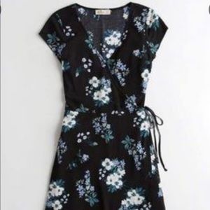 Hollister wrap around mini dress